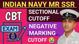 NAVY MR SSR EXAM 2024 💯SECTIONAL CUTOFF 😡NEGATIVE MARKING 😭 INDIAN NAVY MR SSR 😔 OVERALL CUTOFF 🫣 [upl. by Yseulte]