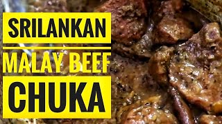 Srilankan Malay Beef ChukKa chooka Spicy Pepper Beef Srilankan Recipes [upl. by Nenad129]