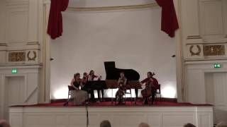 Stanislav Rosenberg ” Christmas Divertimento” for piano quartet Copenhagen Festival Ensemble [upl. by Ynos]