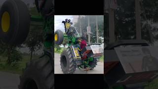 world war song Nishu deshwal John Deere tractor stunts and hindustan tractor modefication shorts [upl. by Robinetta685]