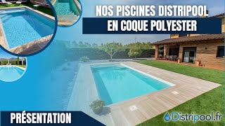 Piscine coque en polyester DISTRIPOOL [upl. by Hernando]