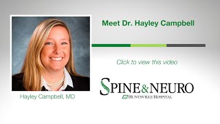 Meet Dr Hayley Campbell [upl. by Aloisius]