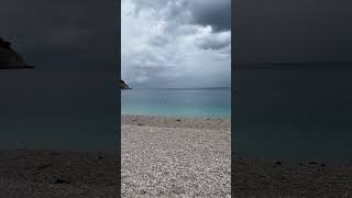 Rainy day in Myrtos Beach Kefalonia Greece 🇬🇷 Suscribe for more videos kefalonia greece [upl. by Amein718]