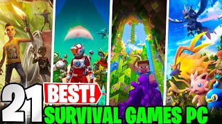 21 Best Survival Games on PC [upl. by Berlyn]