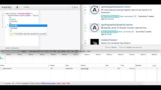 GraphQL Subscriptions with GraphiQL over Githunt [upl. by Selij]
