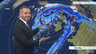 BBC Weather  Weather for the Week Ahead 24112024 [upl. by Ferriter]