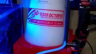 Super Reef Octopus XP8000Ext cone protein skimmer [upl. by Euqinad]