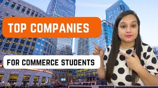 Top Companies for Commerce Students  Career Talk with Ruchika [upl. by Rajewski]