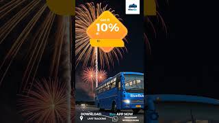 busbooking  download BlueBus app and get flat 10 lifetime offer on your bookings chennai funny [upl. by Hunfredo]