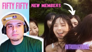 FIFTY FIFTY New Members Introductions  Reaction Video fiftyfifty [upl. by Rois]