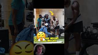 ANATOLY PRANKS THEM WITH THIS FAKE WEIGHTS PRANKS 😂 [upl. by Dannica216]