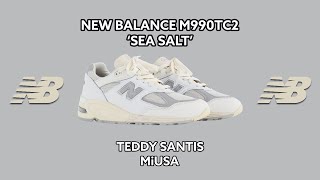 New Balance 990V2 x Teddy Santis ‘Sea Salt’ M990TC2 Review amp OnFeet [upl. by Canotas377]