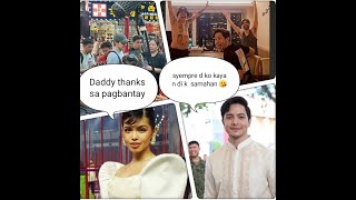 MaineAlden Binabantayan si Maine sa Event Happy Fathers Day Tahimik Muna Ang Sarswela Saglit [upl. by Rehotsirk]