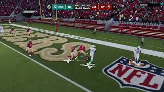 Charvarius Ward PICK SIX vs Jaylen Waddle 🔒 [upl. by Airekat482]