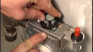 Bonfes  How to Relight a Pilot Light on a Water Heater 3 years or newer [upl. by Odrick130]