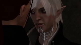 Dragon Age II  Fenris Romance Scene Option 2 [upl. by Darrow391]