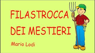 1 MAGGIO FESTA DEL LAVOROFILASTROCCA DEI MESTIERI MARIO LODILINK con testo [upl. by Norval]