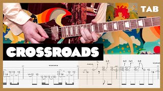 Eric Clapton  Crossroads Cream  Guitar Tab  Lesson  Cover  Tutorial [upl. by Edholm]