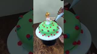 Doll Cake design youtubeshorts shortvideo trending dollcake dollcakedesign [upl. by Rolandson]