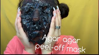 Agar Agar PeelOff Mask [upl. by Hcelemile]