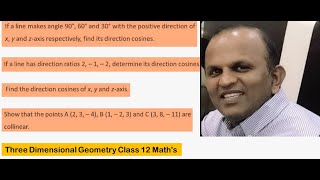 Chapter 11  Examples 1 to 5  Three Dimensional Geometry Class 12 Maths [upl. by Deeraf]