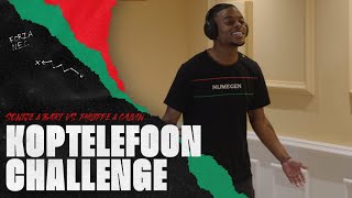 Koptelefoon Challenge  Sontje amp Bart 🆚 Philippe amp Calvin [upl. by Aara944]