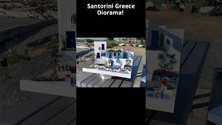 Super Realistic Miniature Santorini Greece Diorama santorini miniature diorama [upl. by Quinn]