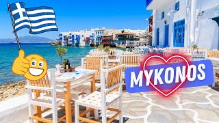 Mykonos  Beaches amp the Mykonos Grand Hotel WOW [upl. by Naujahs627]