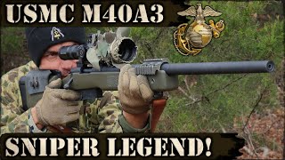 USMC M40A3 Sniper Rifle Legend [upl. by Shellans]