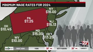 New Pennsylvania minimum wage bill introduced [upl. by Lotson]