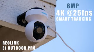 Reolink E1 outdoor Pro WiFi 4K Security Camera  Smart Auto Tracking [upl. by Dyche]