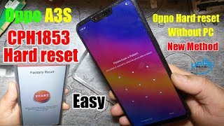 How To Hard Reset Oppo A3S CPH1853  100 Working All Android Hard reset New Method [upl. by Sessler]