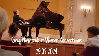 Greg Niemczuk in Wiener Konzerthaus  Highlights from debut performance  29092024 [upl. by Adnale268]