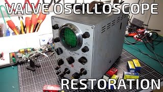 Vintage Kikusui OP31C Vacuum Tube Oscilloscope Restoration [upl. by Aramoiz183]