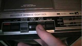 Realistic VSC2000 cassette recorder with stories to tell [upl. by Yanej149]