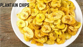 Homemade Plantain Chips  Precious Kitchen  Ep 69 [upl. by Knowlton494]