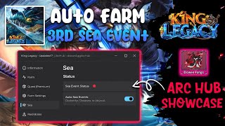 🐉King Legacy ScriptHack Arc Hub  Auto Farm Third Sea Event  Get Draken Fangs Easily MobilePC [upl. by Reynold746]