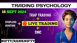 16 SEPT  Live Trading Banknifty amp Nifty  MrStarSahil trading nifty50 banknifty sharemarket [upl. by Eibber781]