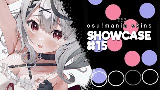 osu mania Circle Skins except Sakamata Chloe Skin  osumania skins showcase 15 [upl. by Zedecrem]