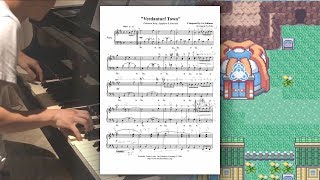 quotVerdanturf Townquot from quotPokémon RSEquot  Easy Pokemon Piano Sheets 10 [upl. by Casilda]