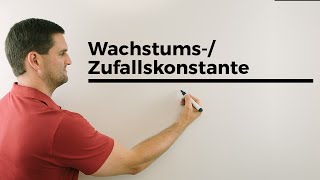 WachstumsZerfallskonstante exponentielles Wachstum  Mathe by Daniel Jung [upl. by Hewett]