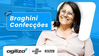 Braghini Confecções parceria Agiliza SEBRAESENAI [upl. by Rutherfurd]