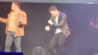 Alden Richards and Betong Dance Showdown in GMA Sikat ka Kapuso in Long Beach CA [upl. by Yahc358]