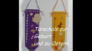 How to DIY Deko für Geburt oder Ostern basteln deutsch [upl. by Friede]