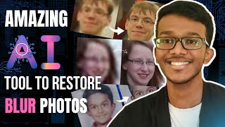 Restore OLDBLUR Photos in Seconds with this NEW Face Restoration AI Tool  2023  Maaz Shaikh [upl. by Adnaram]