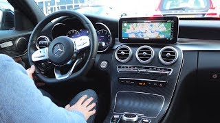 2019 Mercedes C Class C180 AMG  NEW vs 2018 Full Drive Review Sound Interior Exterior [upl. by Halyahs]