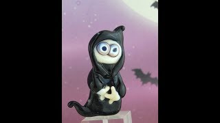 Making a lampwork glass Halloween Spooky Bead with Marcy Lamberson [upl. by Nievelt651]