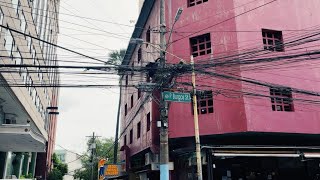 BURGOS STREET MAKATI DAY TIME CAPTURED IN 4k🇵🇭 [upl. by Lanfri]