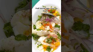 Comment here if you like half boiled eggs halfboiledegg egglovers quickrecipes healthyeats [upl. by Aspasia]