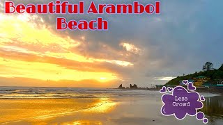 Beautiful Arambol Beach🏖️ Khubsurat Arambol Beach 🏖️ [upl. by Reemas]